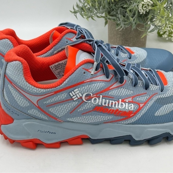 Columbia Trans Alps FKT II Trail Hiking Running Cushioned Fluidfoam Shoes Sz 10 - Picture 5 of 16
